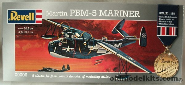 Revell 1/118 Martin Mariner PBM-5 Patrol Bomber, 00006 plastic model kit